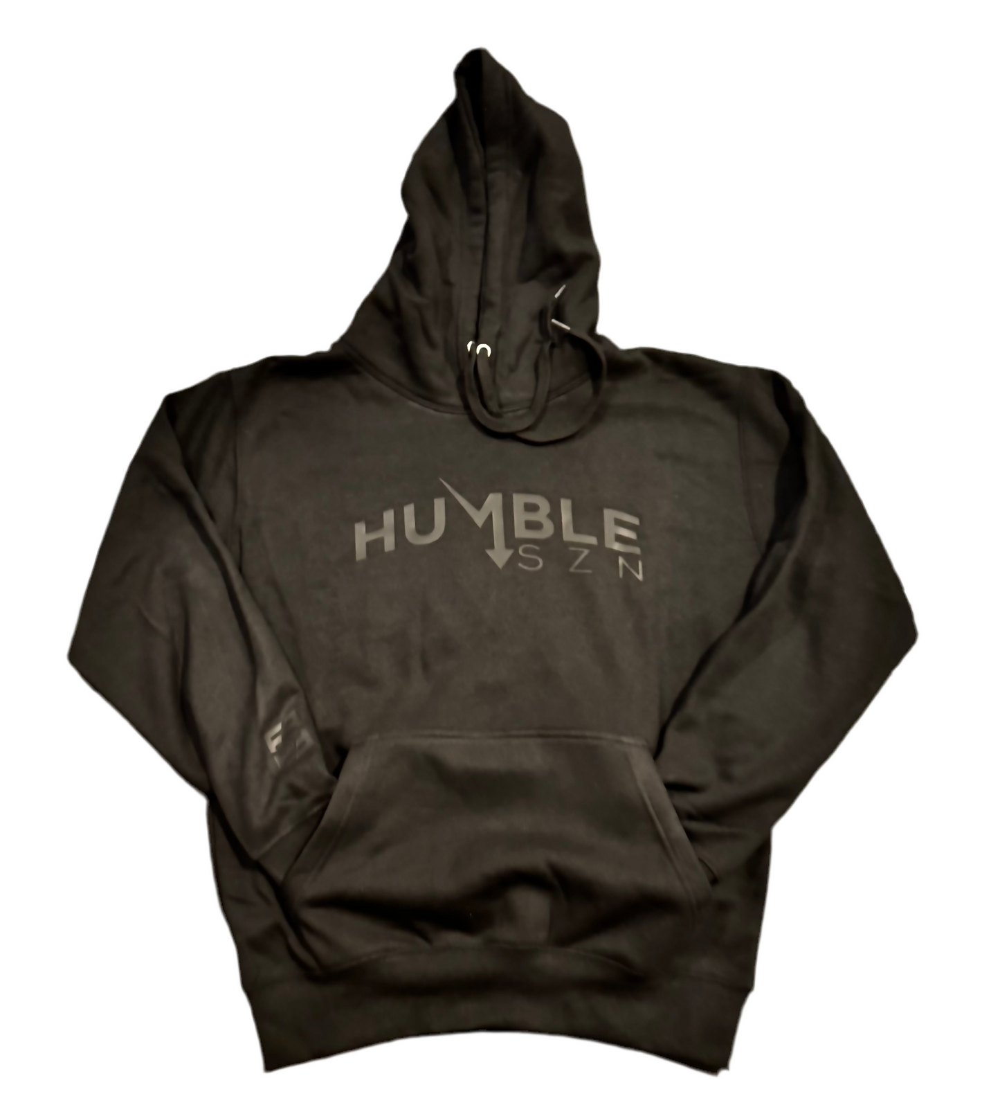 HUMBLE SZN BLACK IN BLACK HOODIE