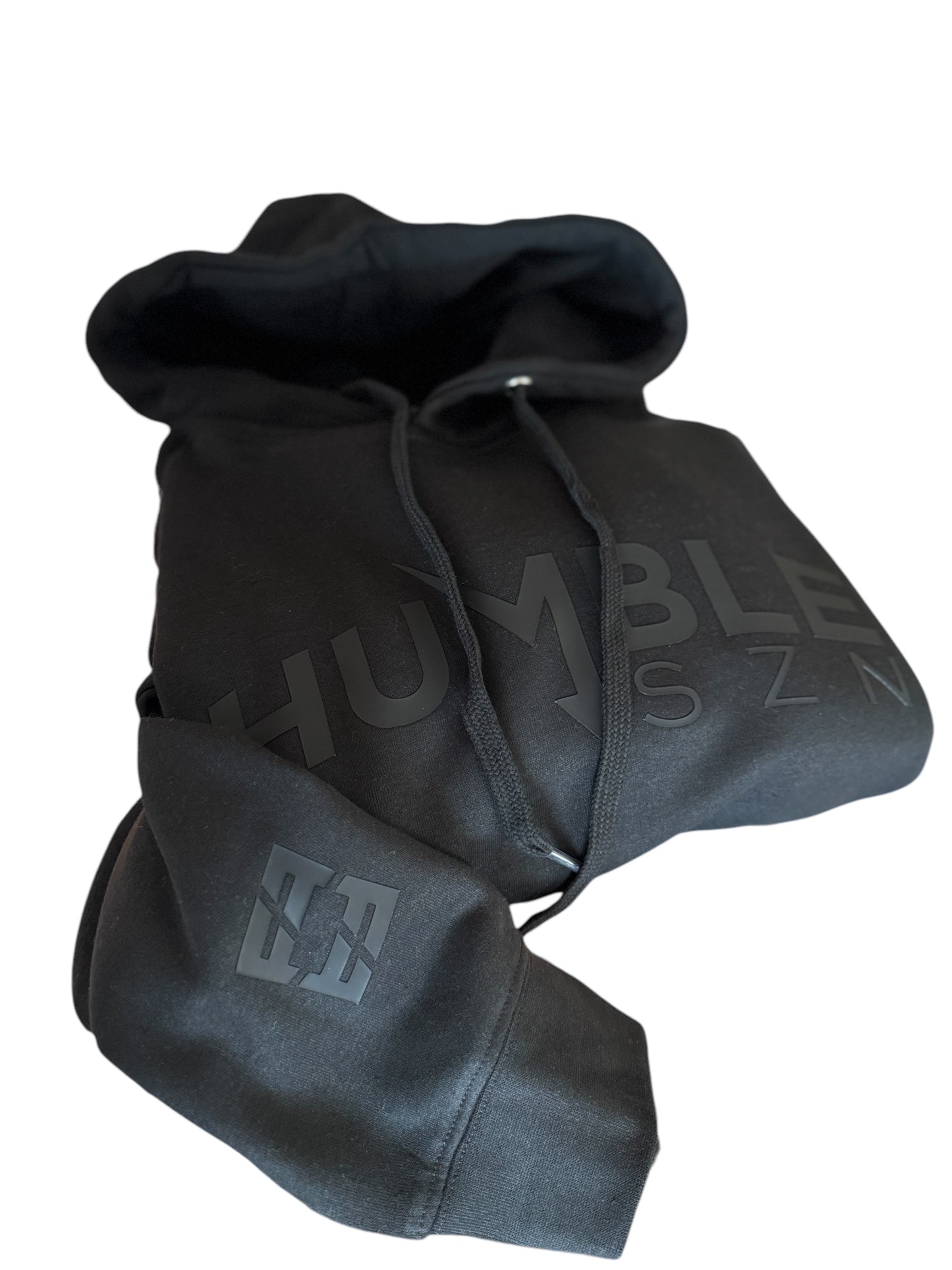 HUMBLE SZN BLACK IN BLACK HOODIE